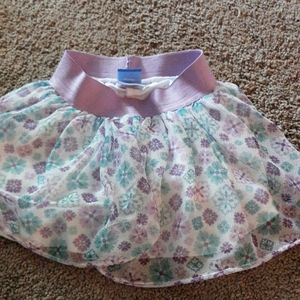 Disney  little girls skort lavender w/ flowers